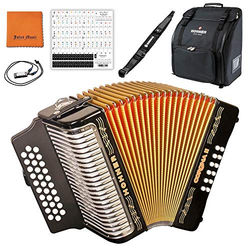 hohner 3500GB Corona II G/C/F Diatonic Accordion