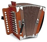 Hohner 3002 Ariette Folk/Cajun Accordion - Natural - Key of C