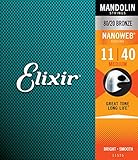 Elixir Strings Mandolin Strings w NANOWEB Coating, Medium (.011-.040)